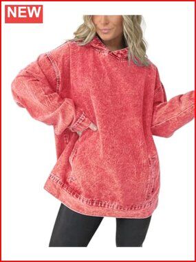 Women's Vintage Washed Denim Jacket Hooded Pullover